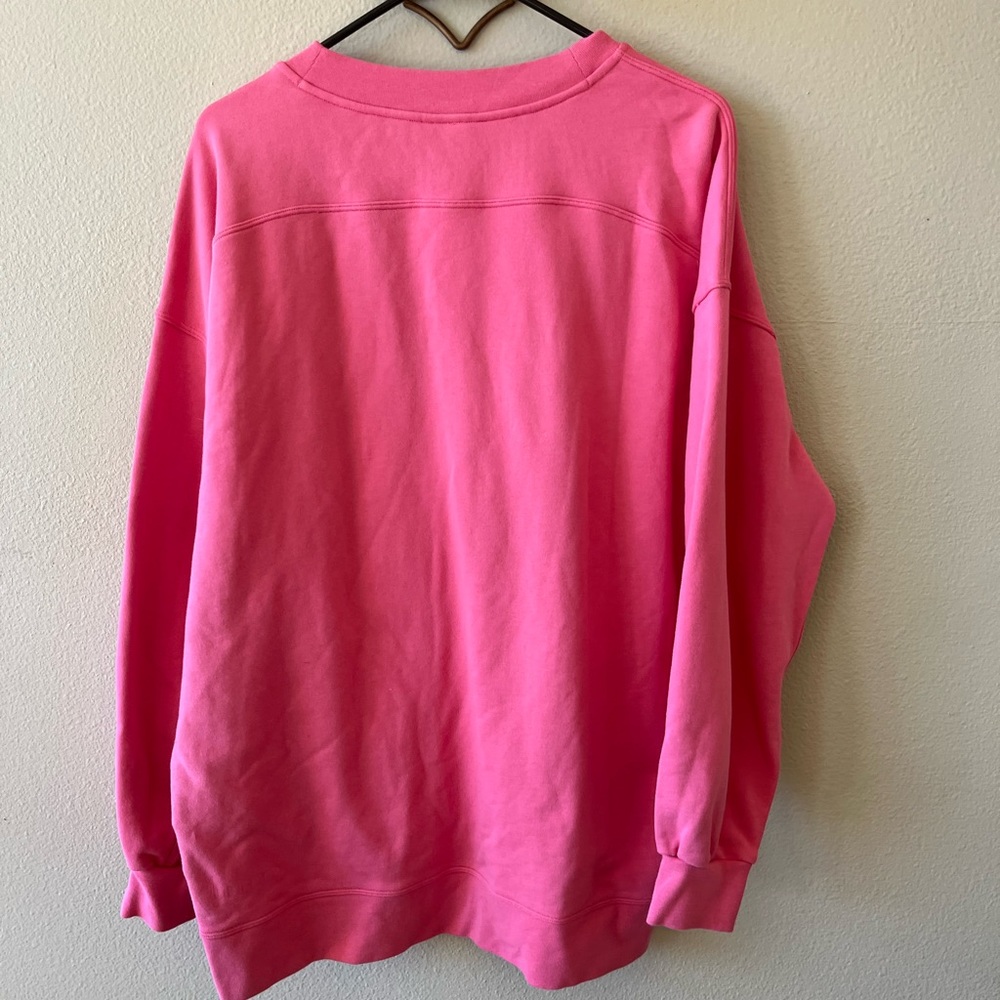 size 10 excellent condition lululemon guava pink oversized crewneck